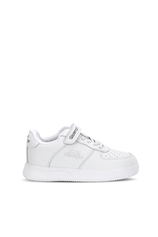 Slazenger KELVIN F Unisex Çocuk Cırt Cırtlı Beyaz Günlük Spor Ayakkabısı