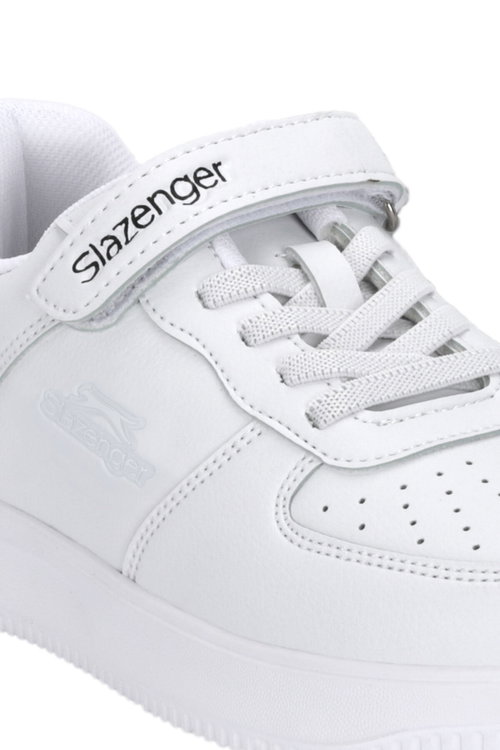 Slazenger KELVIN F Unisex Çocuk Cırt Cırtlı Beyaz Günlük Spor Ayakkabısı