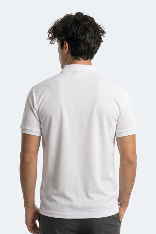 Slazenger KENSHIN Erkek Polo Yaka Beyaz Tişört