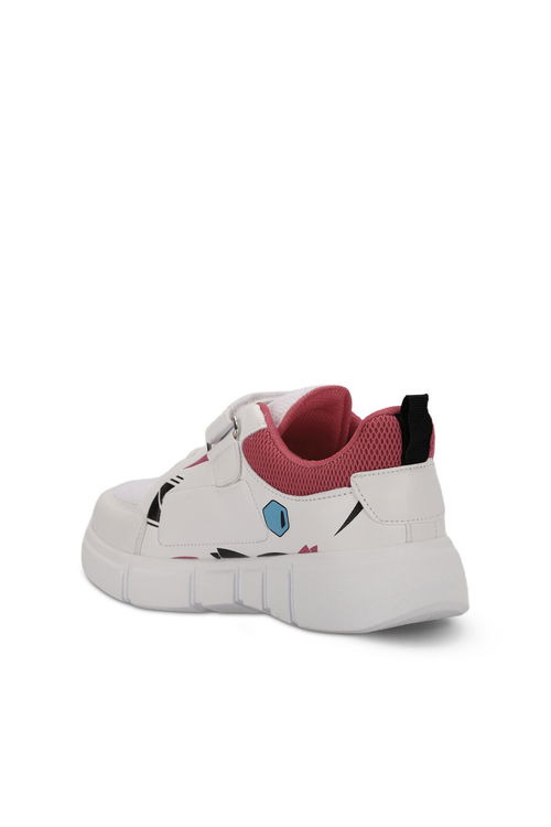 KEPA IN Kız Çocuk Sneaker Ayakkabı Beyaz / Fuşya
