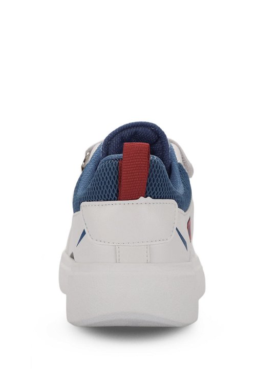 Slazenger KEPA Sneaker Unisex Çocuk Ayakkabı Beyaz / Saks Mavi