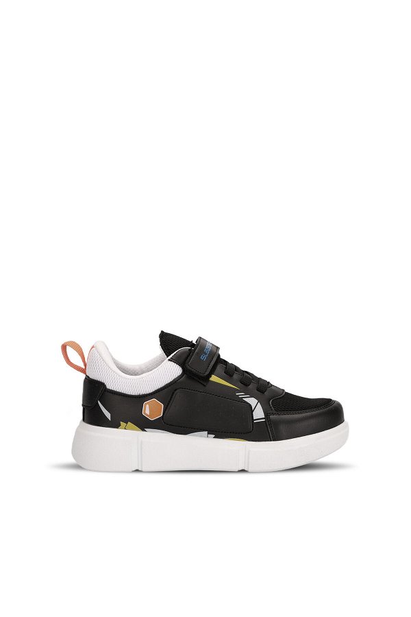 Slazenger KEPA Sneaker Erkek Çocuk Ayakkabı Siyah / Beyaz