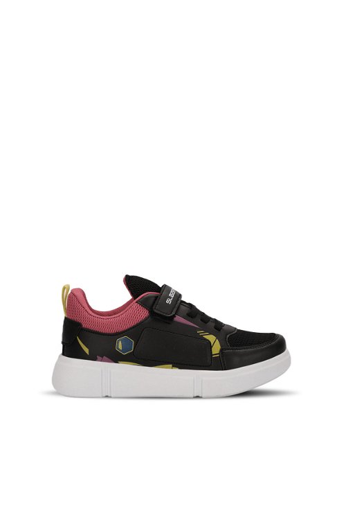 Slazenger KEPA Sneaker Kız Çocuk Ayakkabı Siyah / Fuşya