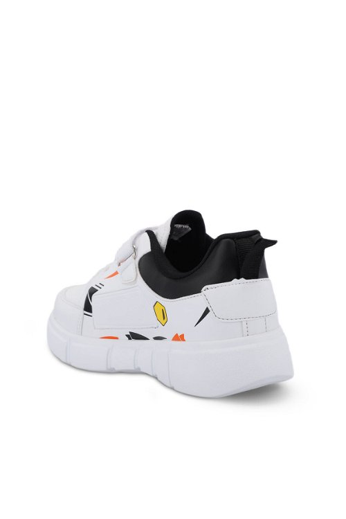 KEPA KTN Sneaker Unisex Çocuk Ayakkabı Beyaz / Siyah