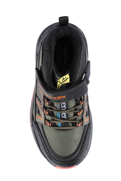 Slazenger KEPHAS IN Çocuk Cırt Cırtlı Haki / Siyah Bot Slazenger KEPHAS IN Çocuk Cırt Cırtlı Haki / Siyah Bot