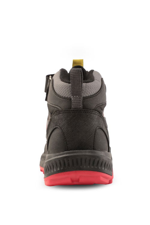 Slazenger KEPHAS IN Erkek Çocuk Cırt Cırtlı Siyah / Kırmızı Bot