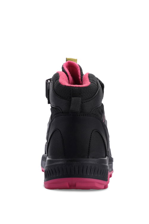 Slazenger KEPHAS IN Çocuk Cırt Cırtlı Siyah / Fuşya Bot