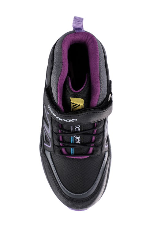 Slazenger KEPHAS IN Çocuk Cırt Cırtlı Siyah / Mor Bot Slazenger KEPHAS IN Çocuk Cırt Cırtlı Siyah / Mor Bot
