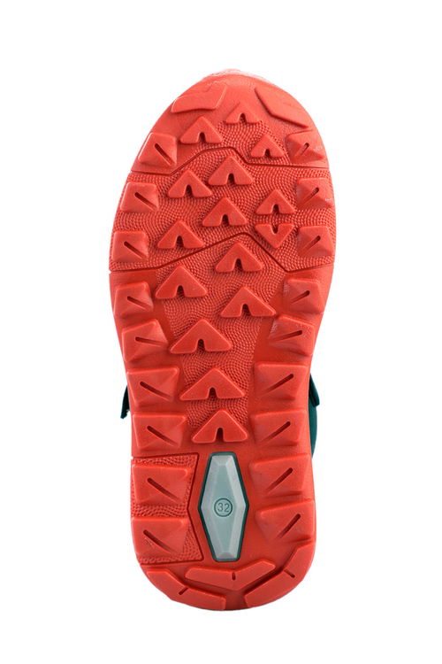 Slazenger KEPHAS IN Unisex Çocuk Cırt Cırtlı Koyu Gri / Turuncu Bot