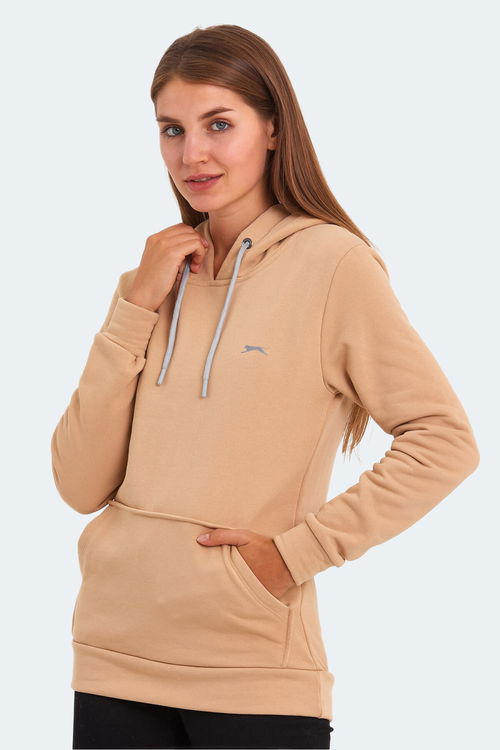 KESHIAN IN Kadın Sweatshirt Açık Kahve