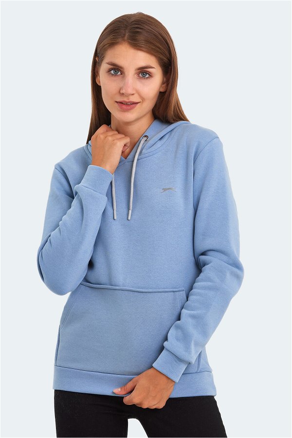 Slazenger KESHIAN Kadın Sweatshirt Mavi