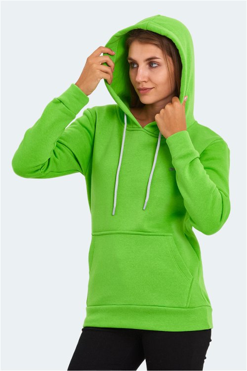 Slazenger KESHIAN Kadın Sweatshirt Yeşil