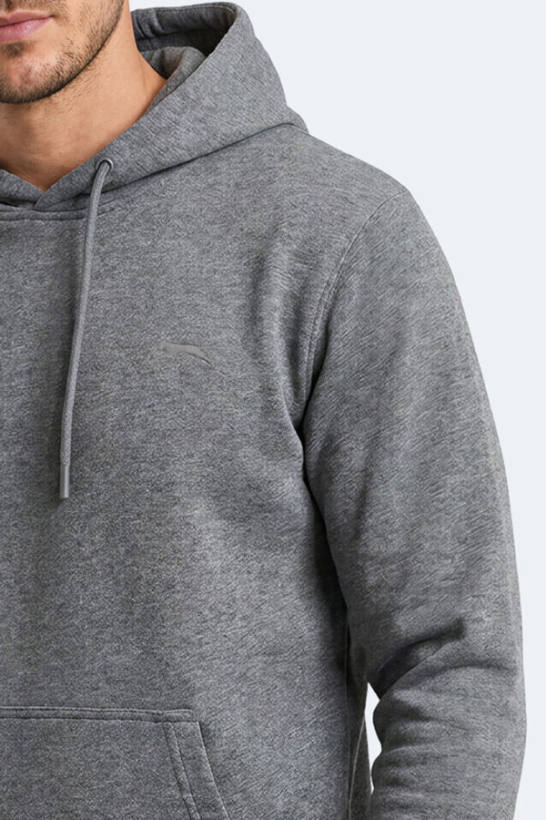 Slazenger KEVRO I Erkek Kapüşonlu Antrasit Sweatshırt