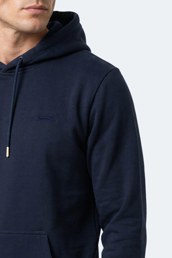 Slazenger KEVRO I Erkek Kapüşonlu Lacivert Sweatshırt