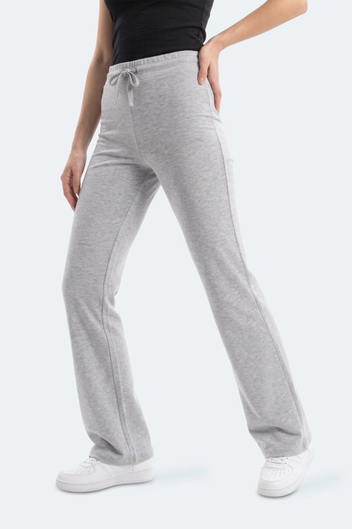Slazenger KEXA I Kadın Bol Paça Gri Tayt