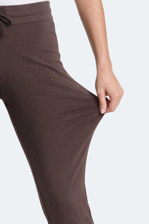 Slazenger KEXA I Kadın Bol Paça Kahve Tayt