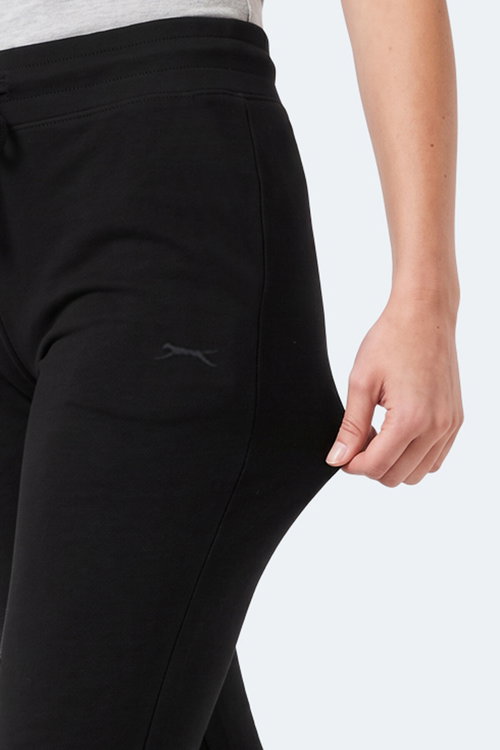 Slazenger KEXA I Kadın Bol Paça Flare Siyah Pantolon