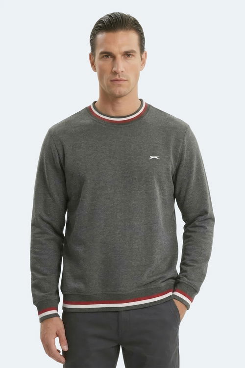 Slazenger KEYSTONE I Erkek Antrasit Sweatshırt
