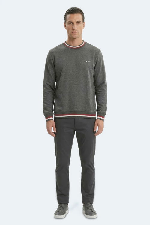Slazenger KEYSTONE I Erkek Antrasit Sweatshırt