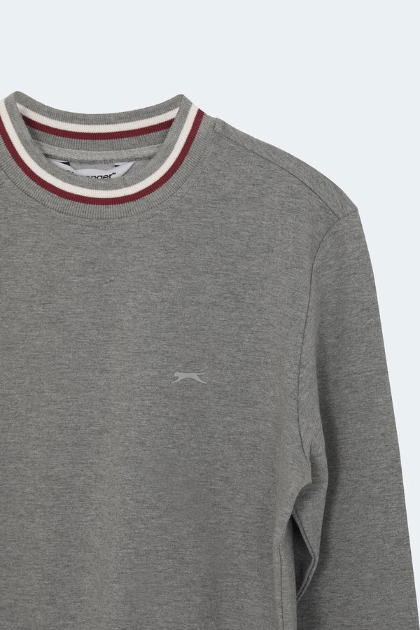 Slazenger KEYSTONE I Erkek Gri Sweatshırt