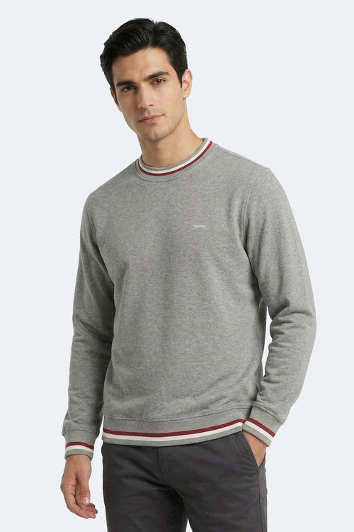 Slazenger KEYSTONE I Erkek Gri Sweatshırt