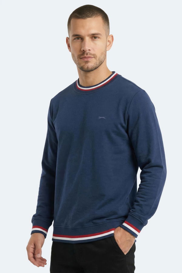 Slazenger KEYSTONE I Erkek Lacivert Sweatshırt
