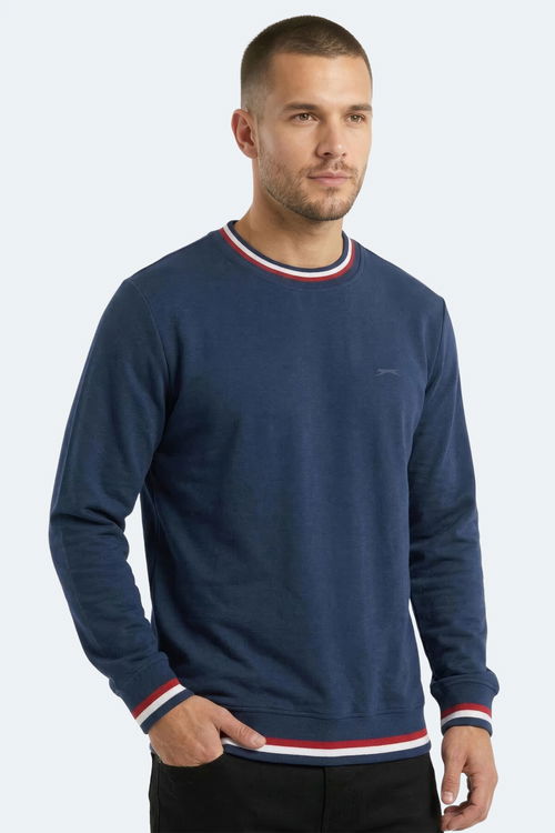 Slazenger KEYSTONE I Erkek Lacivert Sweatshırt