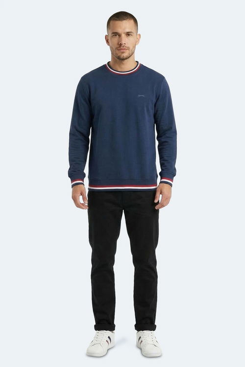 Slazenger KEYSTONE I Erkek Lacivert Sweatshırt