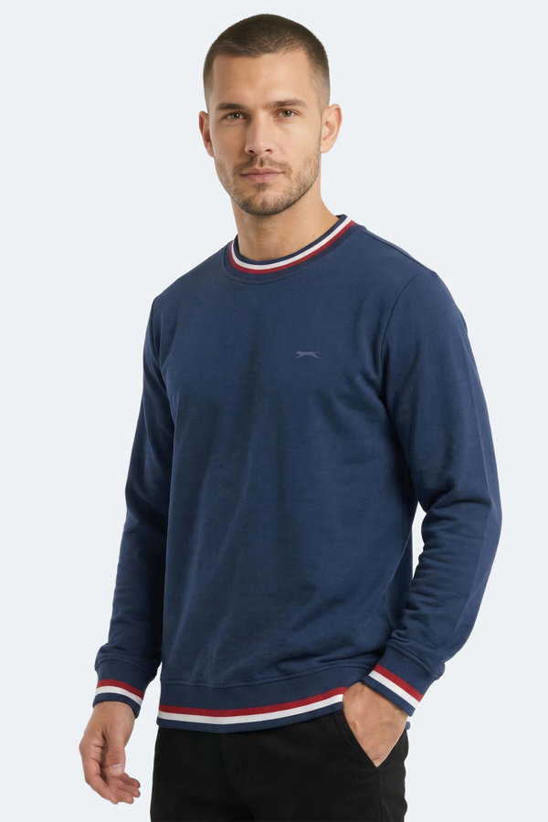 Slazenger KEYSTONE I Erkek Lacivert Sweatshırt