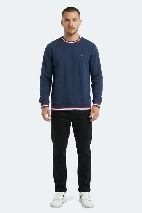 Slazenger KEYSTONE I Erkek Lacivert Sweatshırt