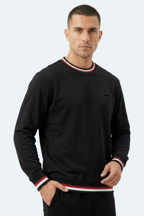 Slazenger KEYSTONE I Erkek Siyah Sweatshırt
