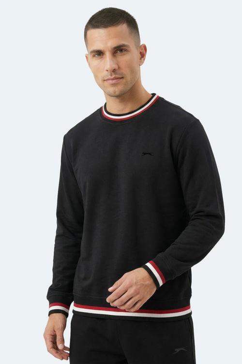 Slazenger KEYSTONE I Erkek Siyah Sweatshırt