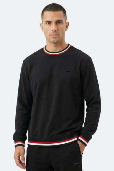 Slazenger KEYSTONE I Erkek Siyah Sweatshırt
