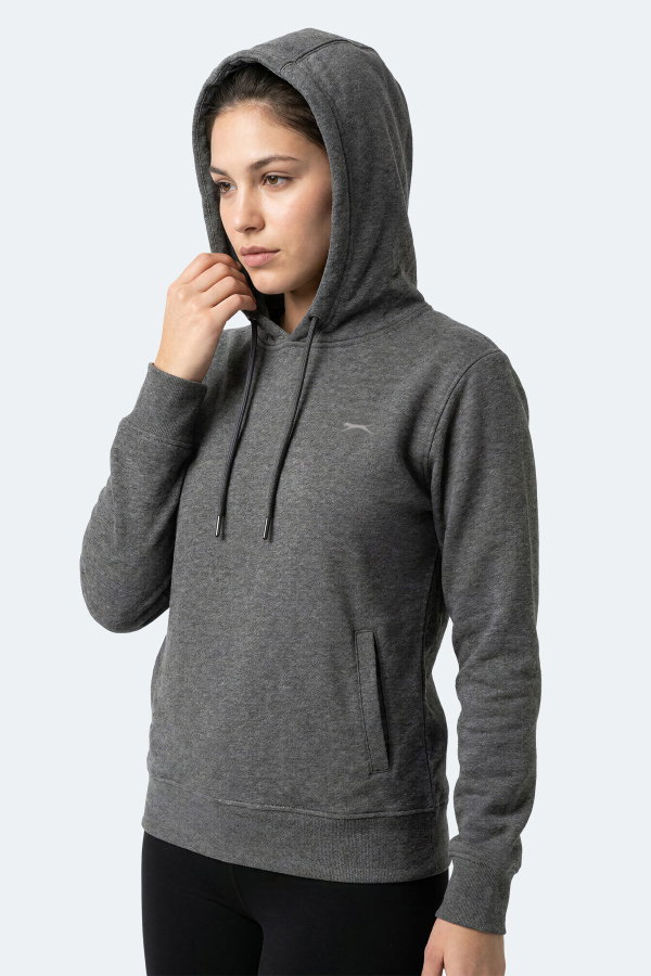 Slazenger KEZIO I Kadın Antrasit Sweatshırt