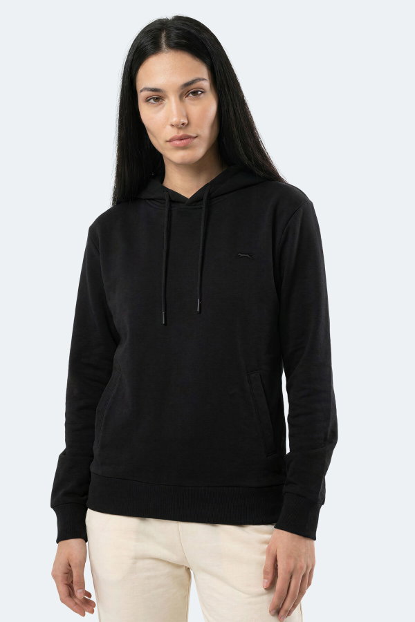 Slazenger KEZIO I Kadın Siyah Sweatshırt