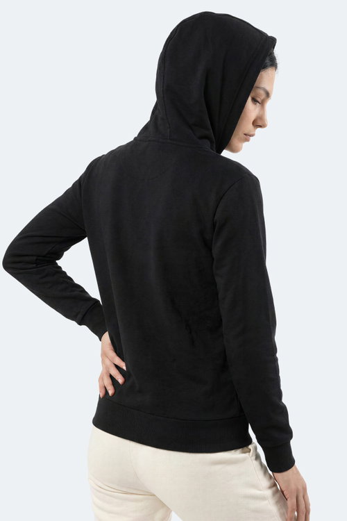 Slazenger KEZIO I Kadın Siyah Sweatshırt