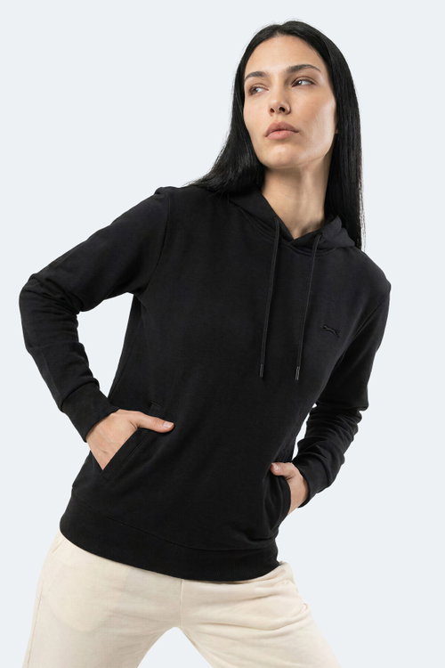 Slazenger KEZIO I Kadın Siyah Sweatshırt