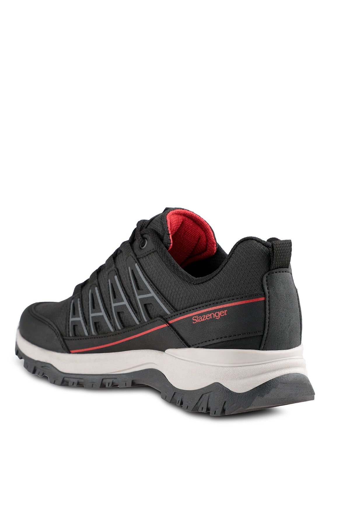 Slazenger KIERA I Sneaker Kadın Ayakkabı Siyah / Kırmızı - Thumbnail