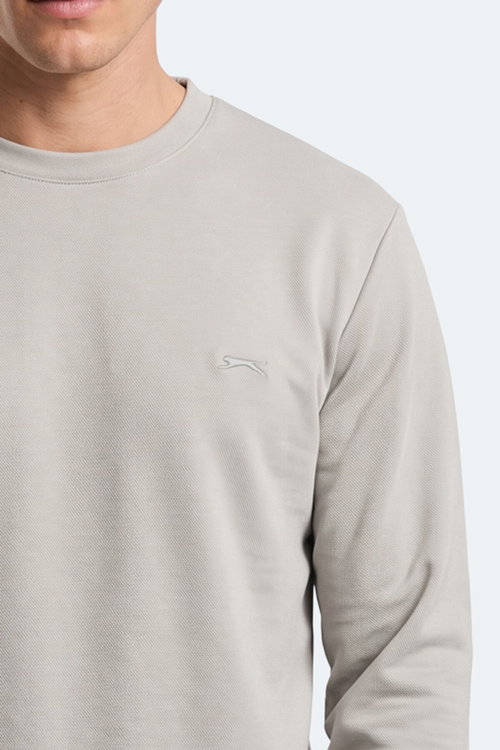 Slazenger KINAL I Erkek Gri Sweatshırt