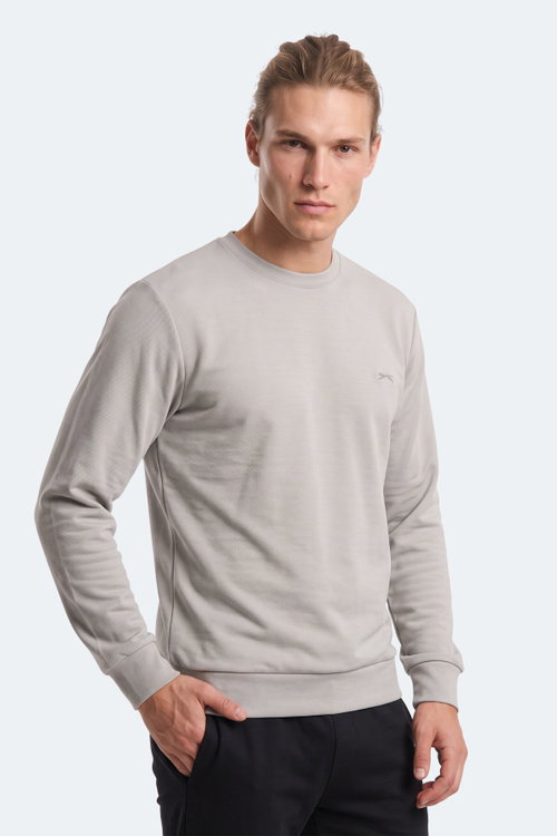 Slazenger KINAL I Erkek Gri Sweatshırt