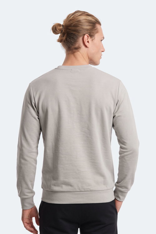 Slazenger KINAL I Erkek Gri Sweatshırt