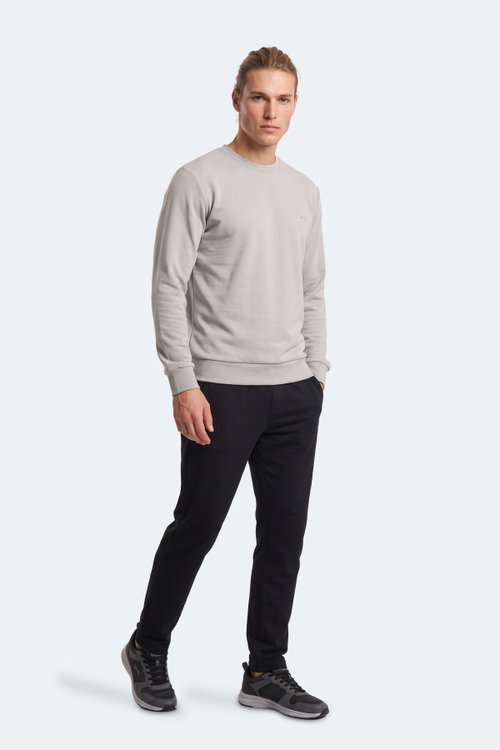 Slazenger KINAL I Erkek Gri Sweatshırt