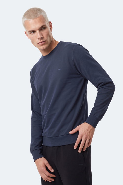 Slazenger KINAL I Erkek Lacivert Sweatshırt
