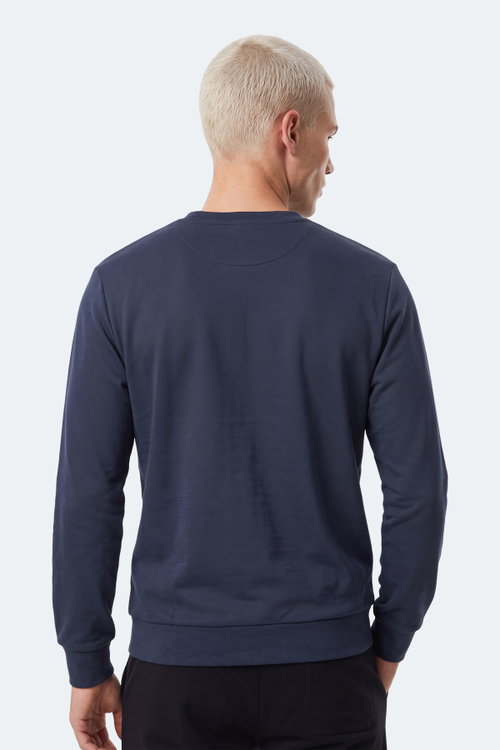 Slazenger KINAL I Erkek Lacivert Sweatshırt
