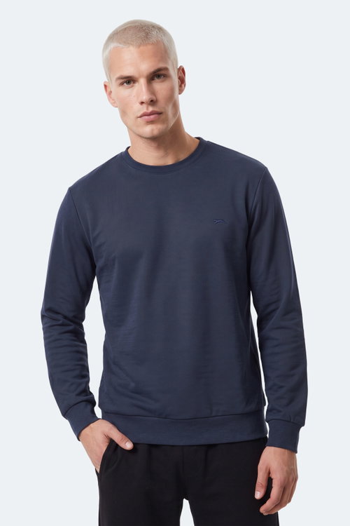 Slazenger KINAL I Erkek Lacivert Sweatshırt