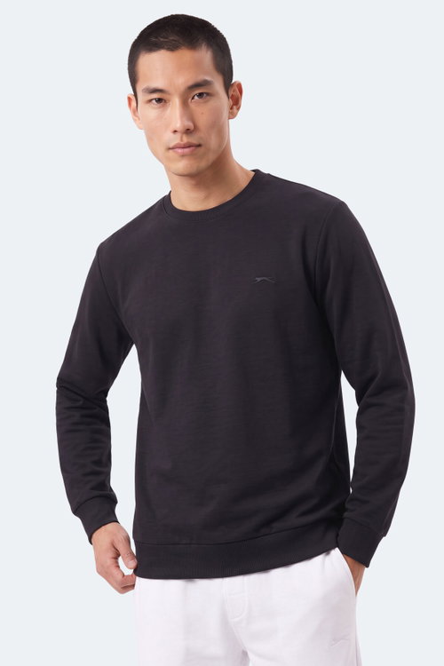 Slazenger KINAL I Erkek Siyah Sweatshırt