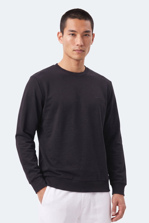 Slazenger KINAL I Erkek Siyah Sweatshırt
