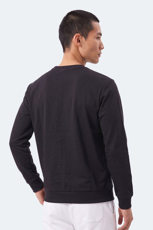 Slazenger KINAL I Erkek Siyah Sweatshırt