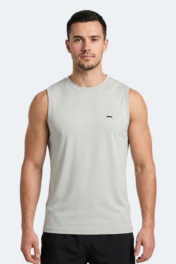 Slazenger KINGSHILL Erkek Açık Gri Tişört