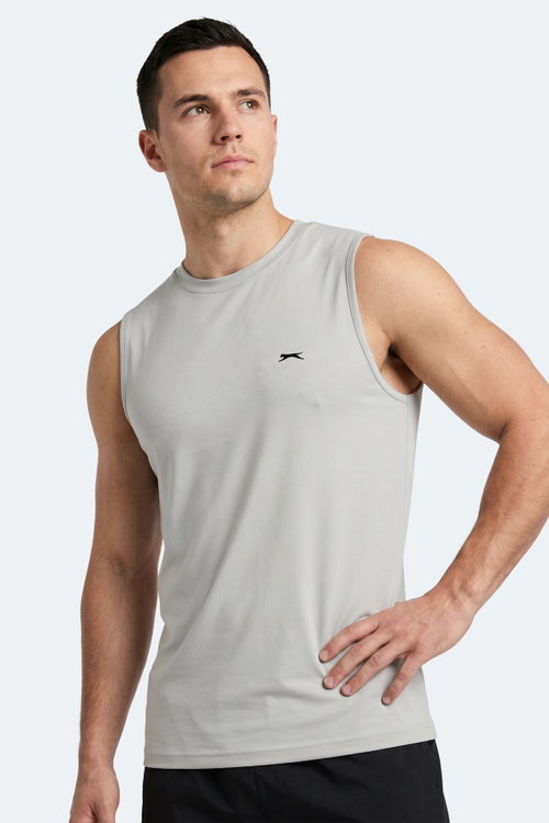 Slazenger KINGSHILL Erkek Açık Gri Tişört